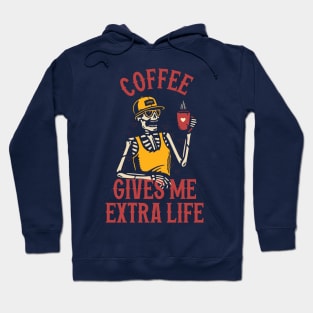 Coffee Gives Me Extra Life Hoodie